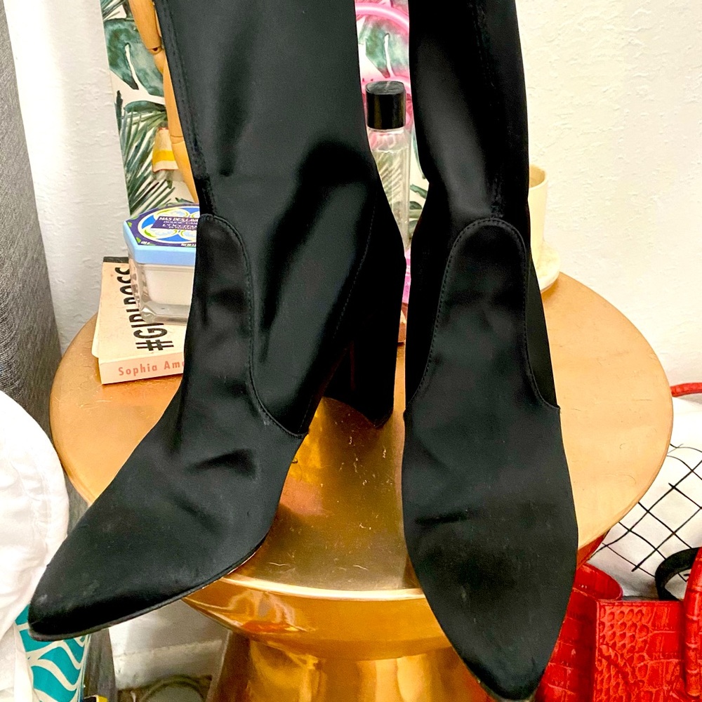 Stuart weitzman Sock Booties black/ Comfy heel - Picture 2 of 12